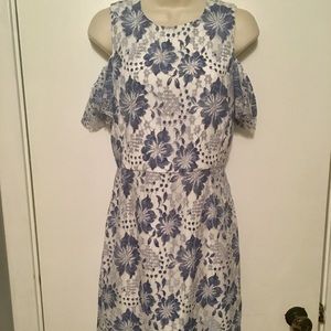 NWT French Connection Antonia Cold Shoulder dress